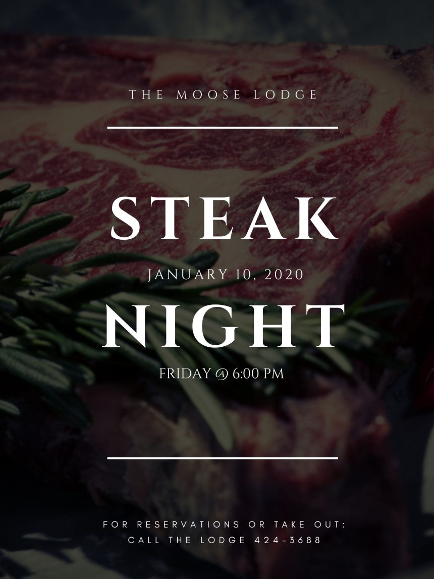 Steak Night @ the Moose Lodge