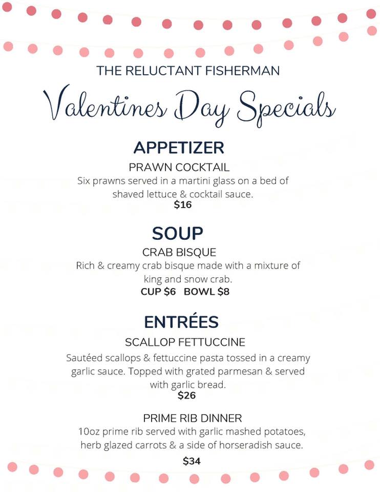 Reluctant Fisherman Valentine’s Dinner