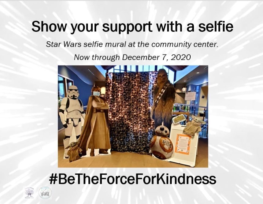 Star Wars Kindness Selfie Mural