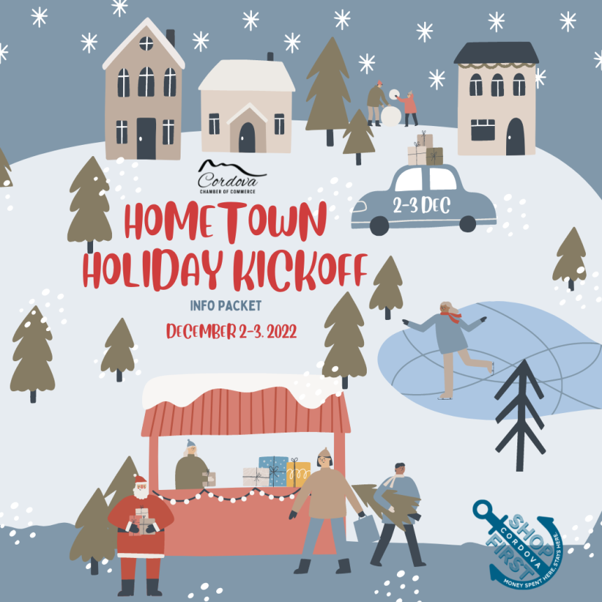 Cordova Chamber’s Hometown Holiday Kickoff Tree Lighting, Santa Parade, & Bazaar!